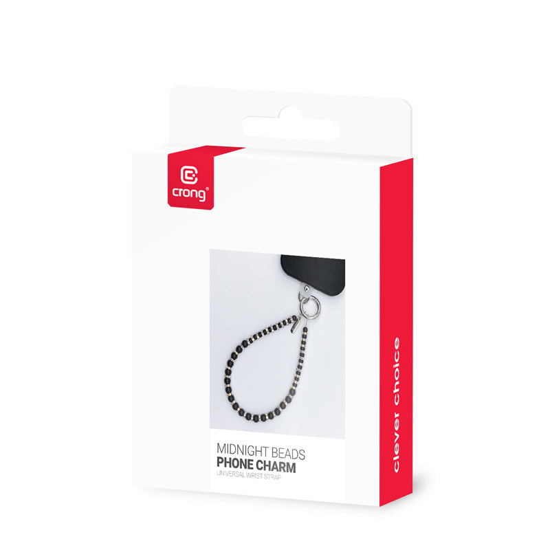 Crong Phone Charm - smycz zawieszka do telefonu midnight beads