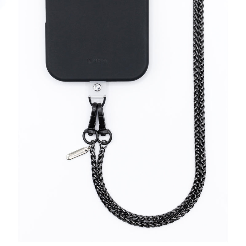 Crong Phone Crossbody - smycz zawieszka do telefonu czarna