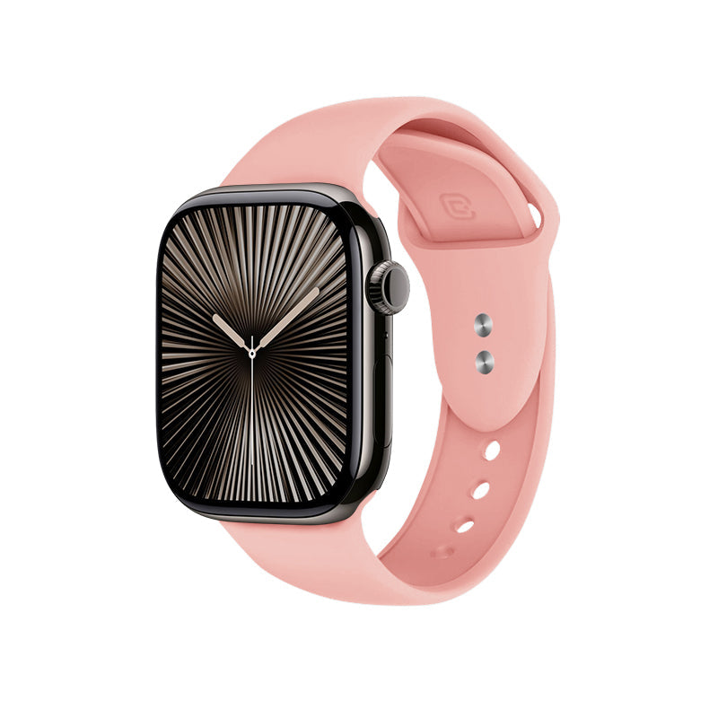 Crong Liquid - Pasek do Apple Watch 38 40 41 42mm łososiowy