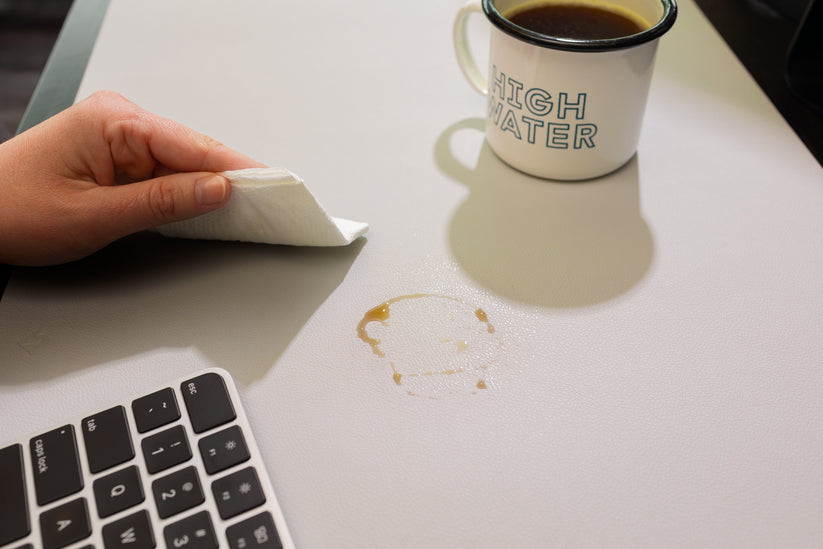 Twelve South DeskPad vegan leather - podkładka na biurko ze skóry wegańskiej szara