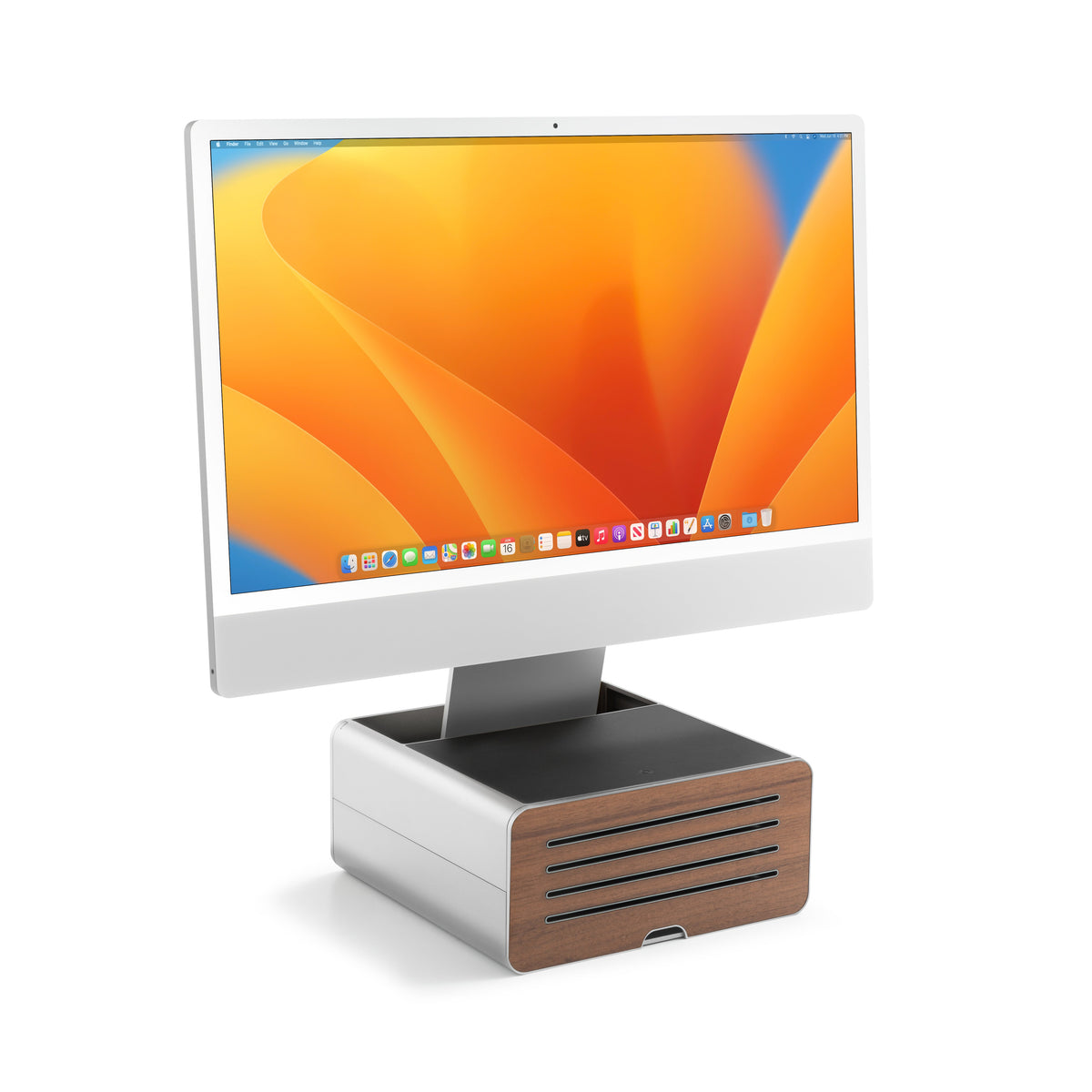 Twelve South HiRise Pro - aluminiowa podstawka do iMac i Apple Studio Display ze schowkiem srebrna