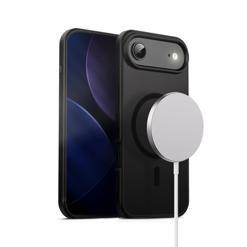 Crong Hybrid Frost MAG Cover - etui MagSafe do iPhone Air czarne