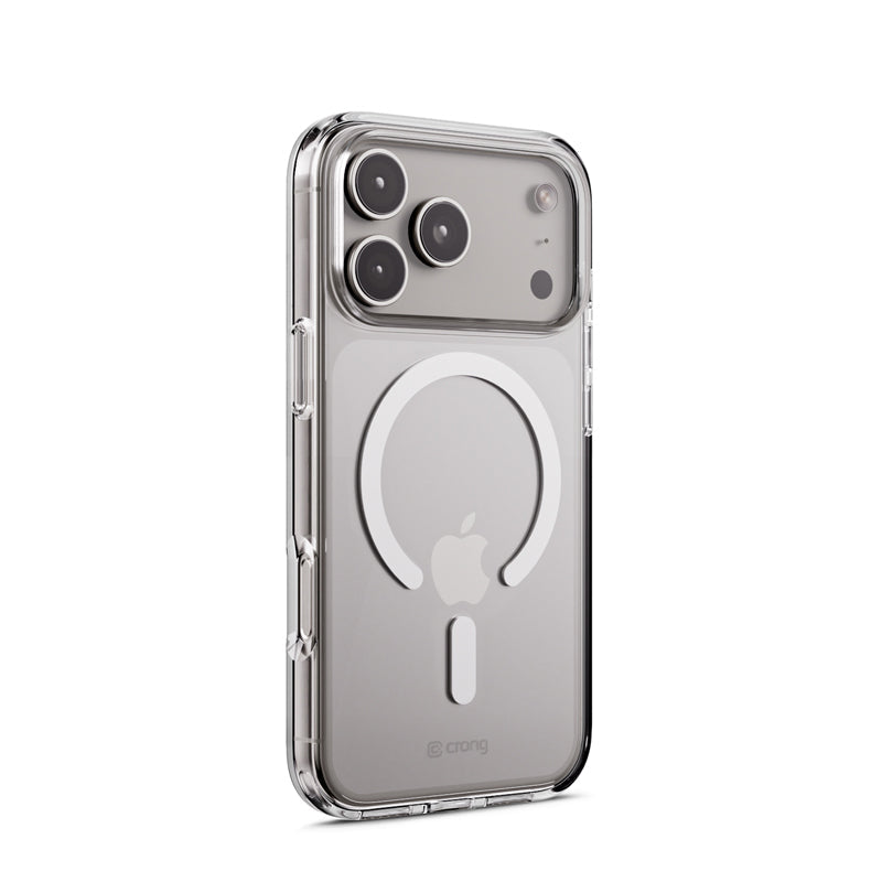 Crong Clear MAG Cover - etui Magsafe do iPhone 17 Pro przeźroczyste