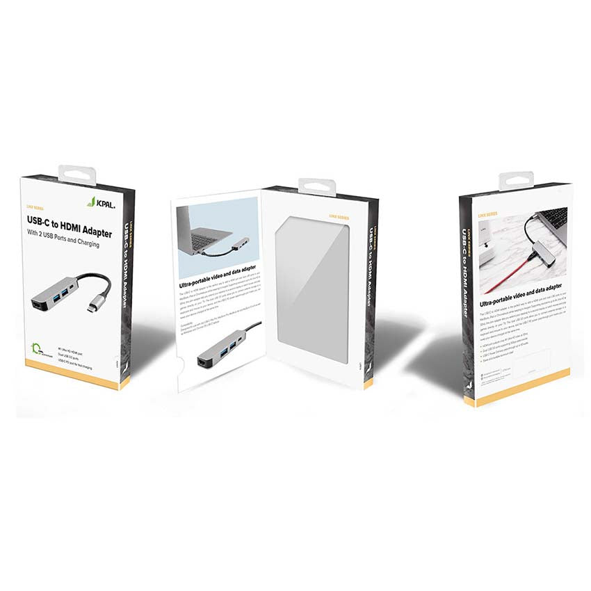 JCPAL Linx USB-C PowerDelivery HDMI 2xUSB-A