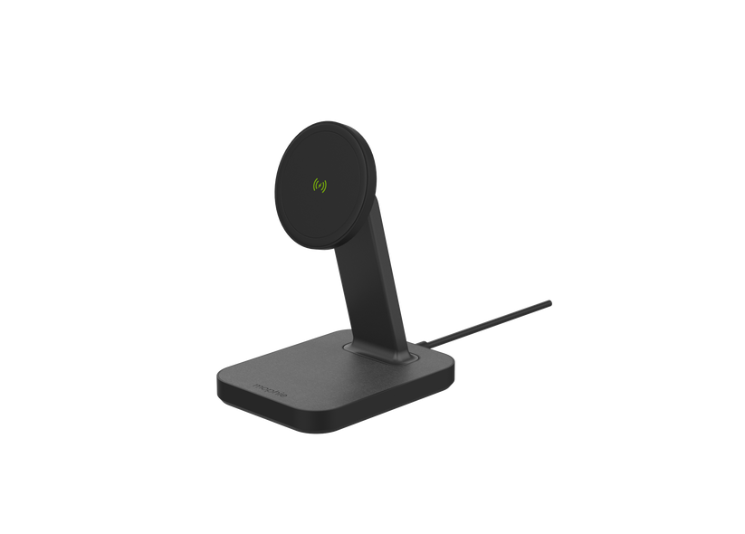 Mophie Snap+ charging stand - stojąca ładowarka bezprzewodowa kompatybilna z MagSafe 15W czarna