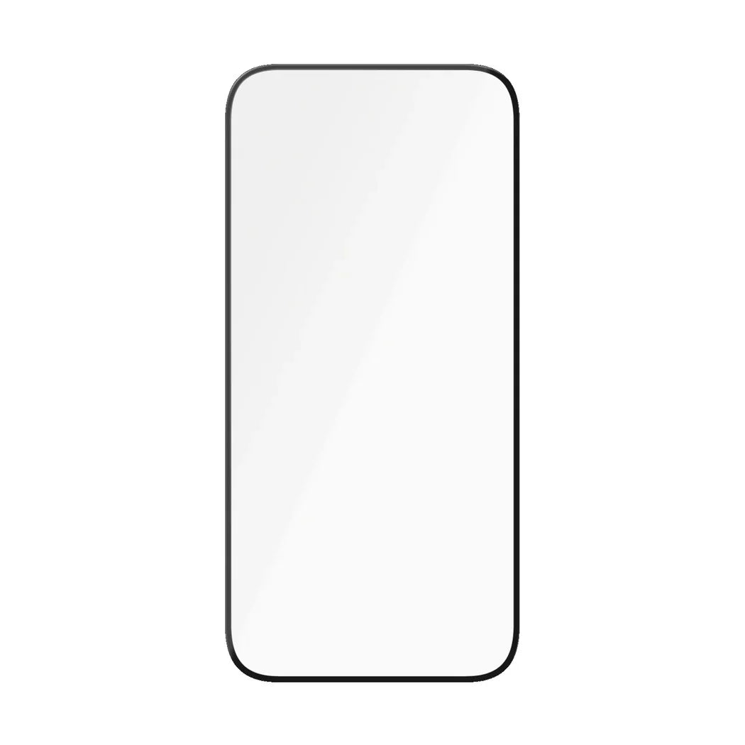 PanzerGlass Ceramic Screen Protector Ultra Wide Fit - szkło ceramiczne do iPhone 15 16 czarna ramka