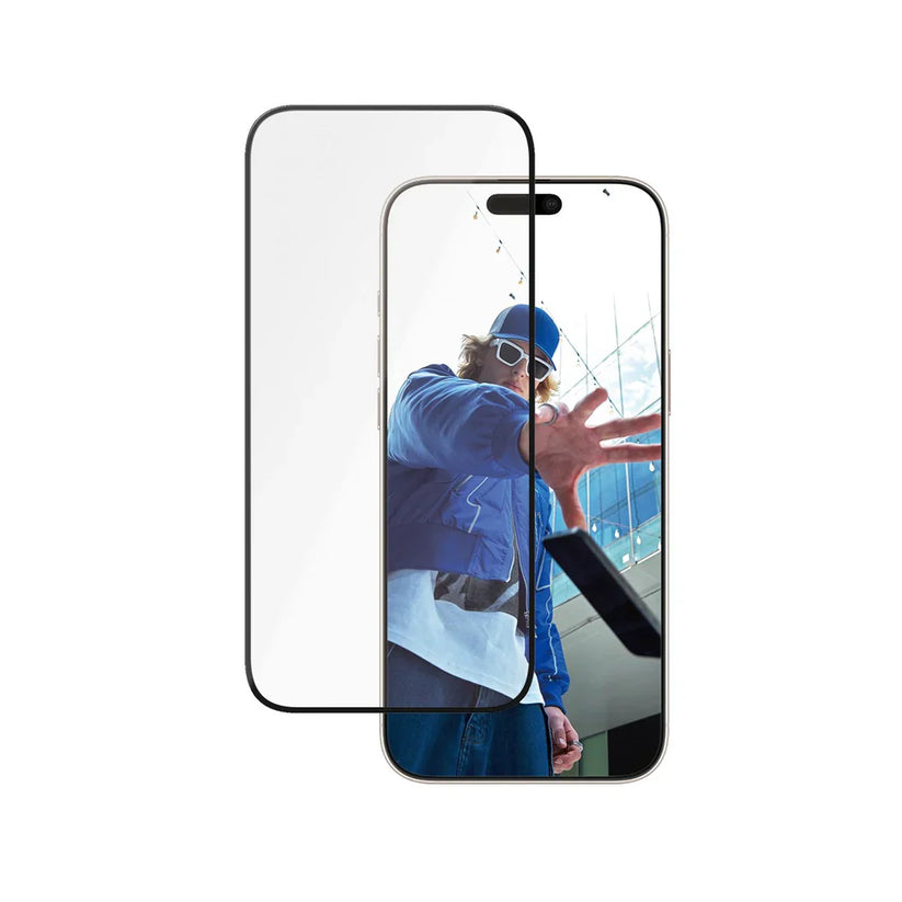 PanzerGlass Ceramic Screen Protector Ultra Wide Fit - szkło ceramiczne do iPhone 16 Pro Max czarna ramka