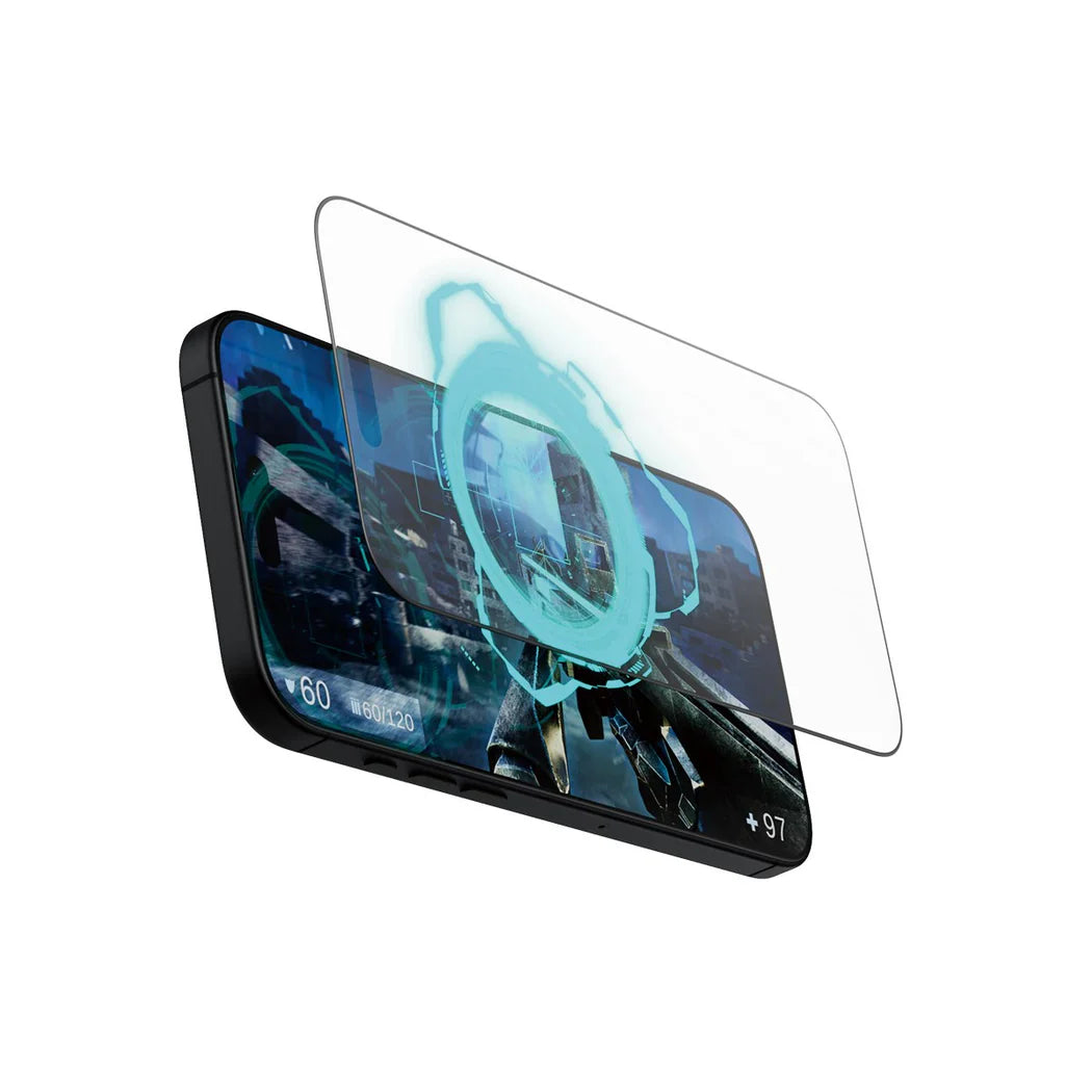 PanzerGlass Gaming Screen Protector Ultra-Wide Fit - szkło do iPhone 16 Pro Max czarna ramka