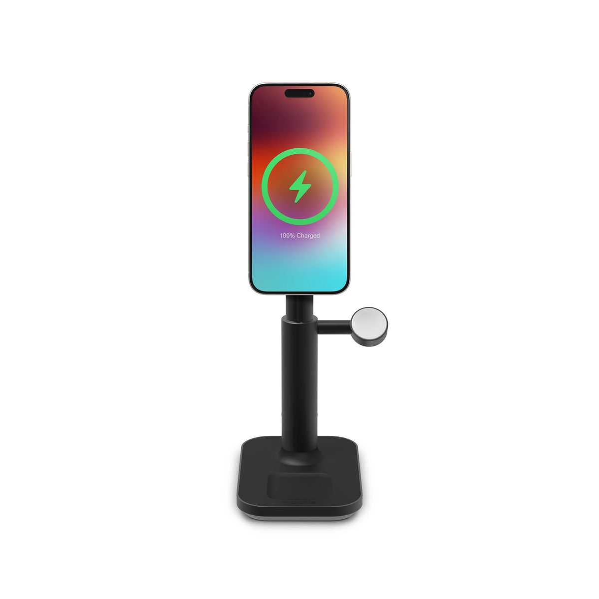 Mophie Extendable Stand MagSafe 3w1 - stojąca ładowarka bezprzewodowa do trzech urządzeń z regulowaną wysokością, kompatybilna z MagSafe czarna