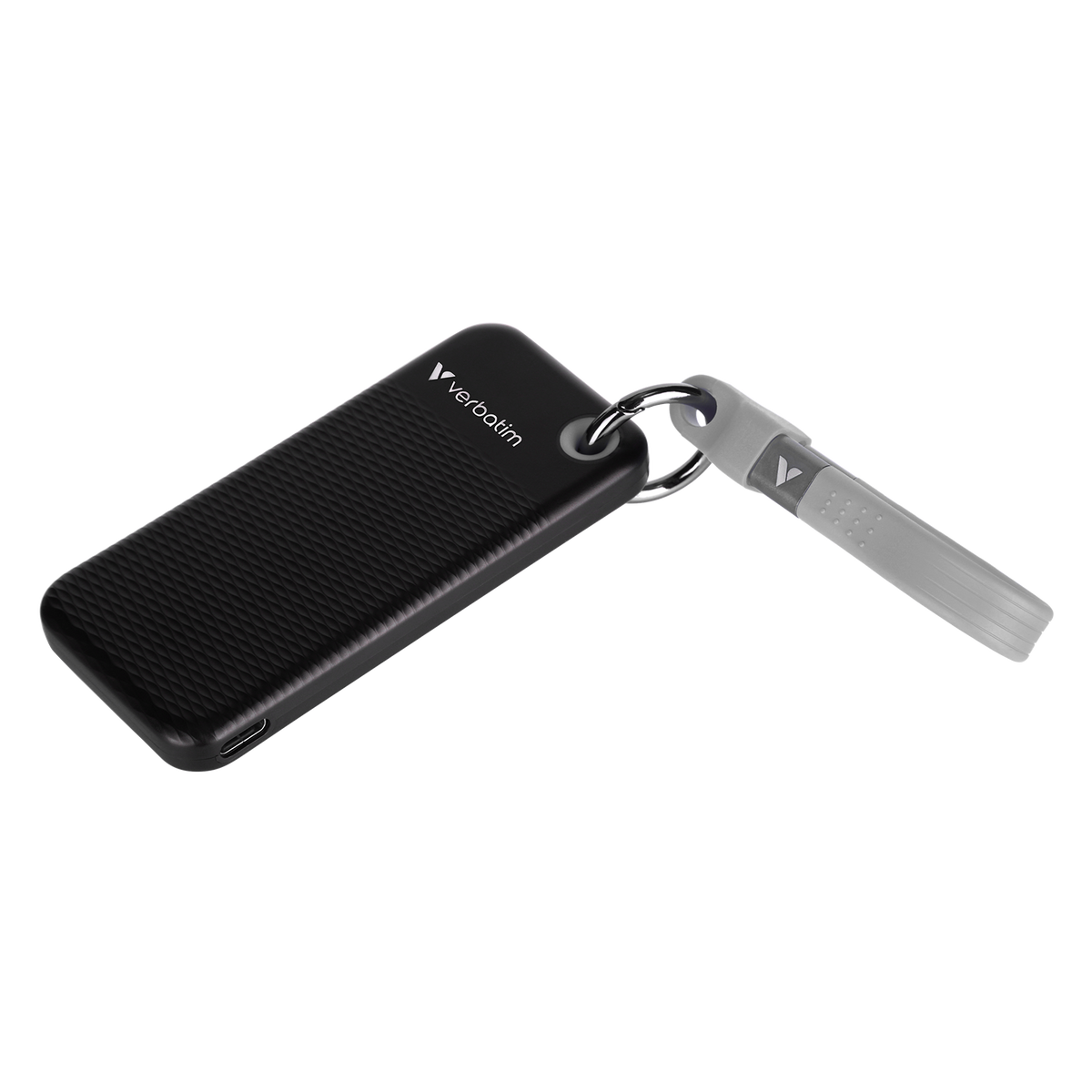 Verbatim Pocket - dysk zewnętrzny SSD 2TB z kablem USB-C 3.2 gen. 2 czarny szary