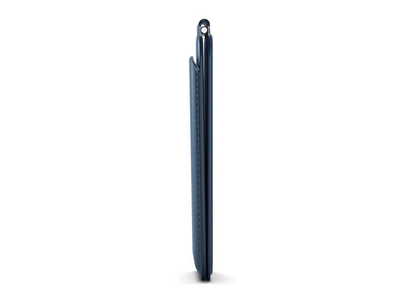 Satechi Vegan-Leather Wallet Stand - portfel i podstawka do iPhone'a z wegańskiej skóry kompatybilny z MagSafe niebieski