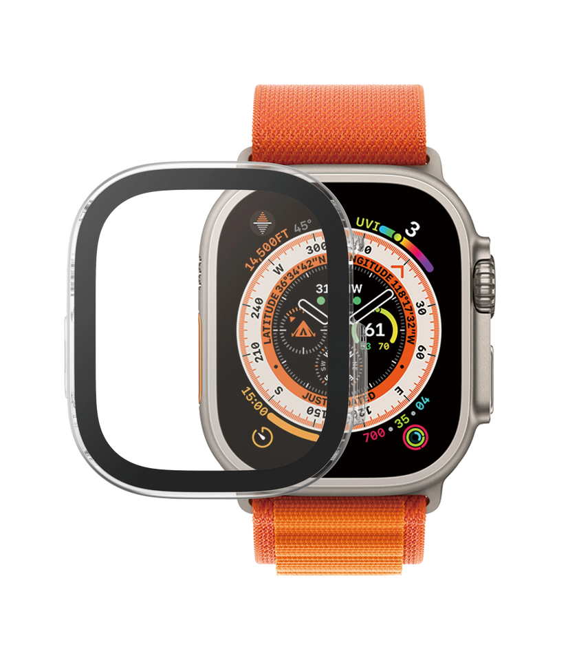 PanzerGlass Full Body - szkło antybakteryjne full body do Apple Watch Ultra Ultra 2 49mm przeźroczyste