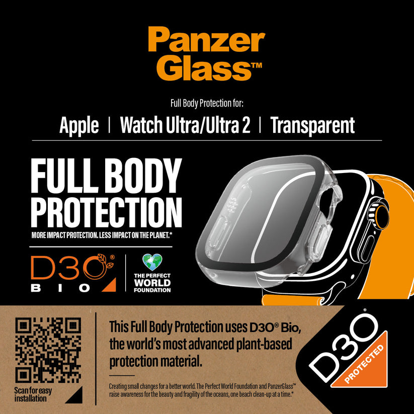 PanzerGlass Full Body - osłona do Apple Watch Ultra Ultra 2 49mm przeźroczysta