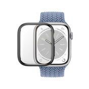 PanzerGlass Full Body - szkło antybakteryjne full body do Apple Watch 9 41mm czarna ramka