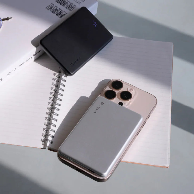 Adam Elements Vionta L10 - magnetyczny powerbank bezprzewodowy 10000 mAh srebrny