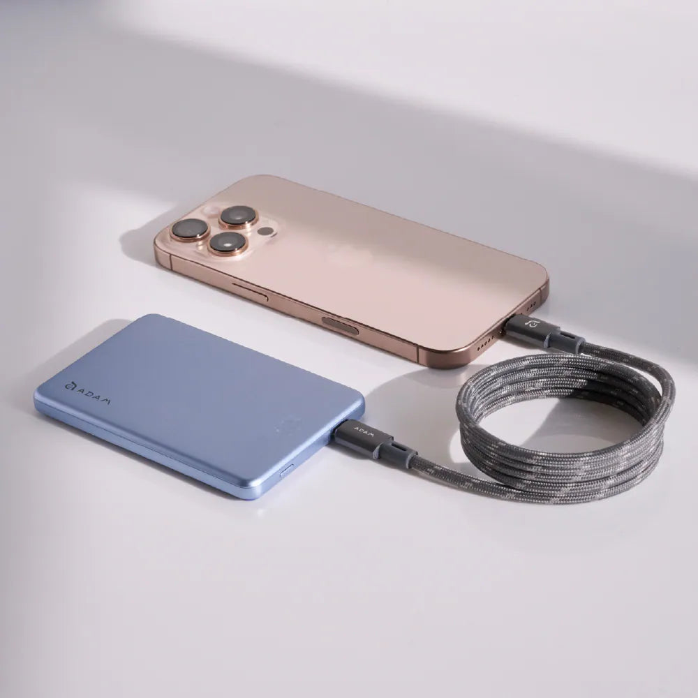 Adam Elements Vionta L10 - magnetyczny powerbank bezprzewodowy 10000 mAh srebrny