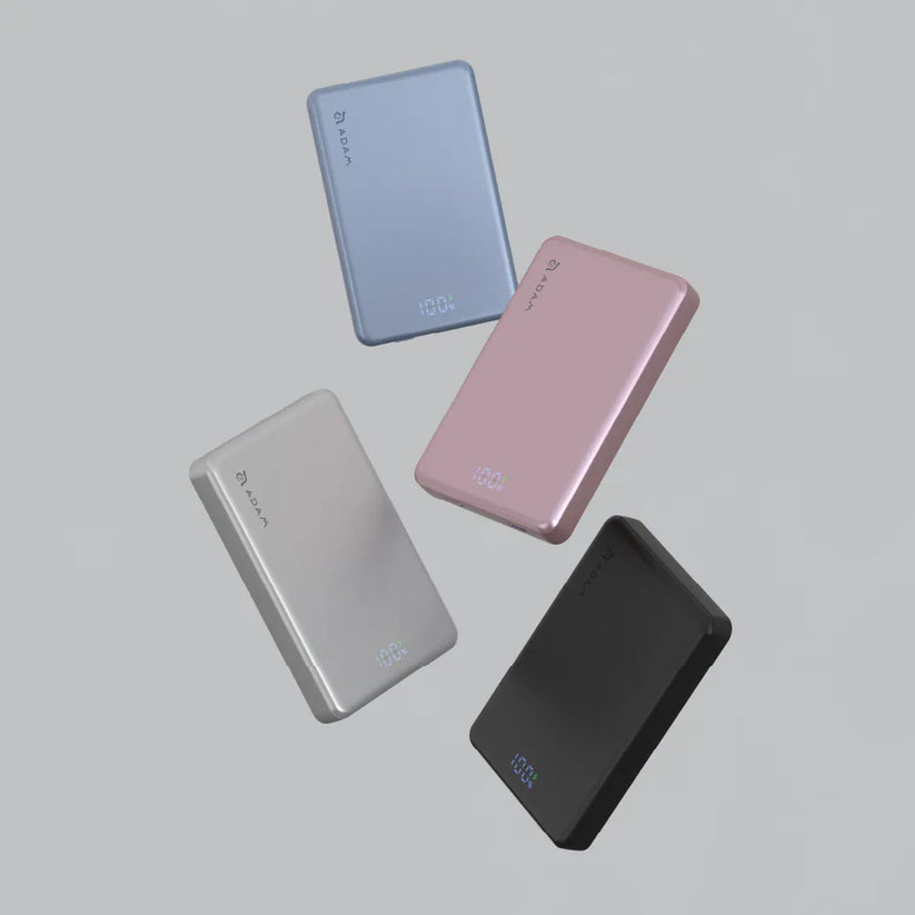 Adam Elements Vionta L10 - magnetyczny powerbank bezprzewodowy 10000 mAh srebrny