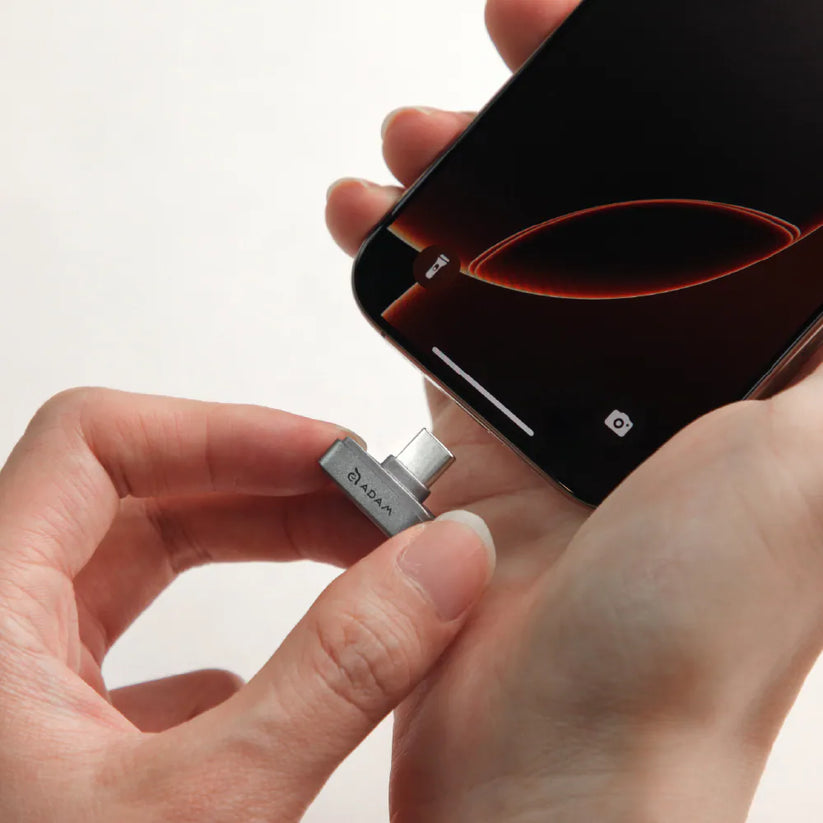Pendrive ADAM elements iKlips S Nano Touch - pendrive USB-C z czytnikiem linii papilarnych 256GB SSD szary