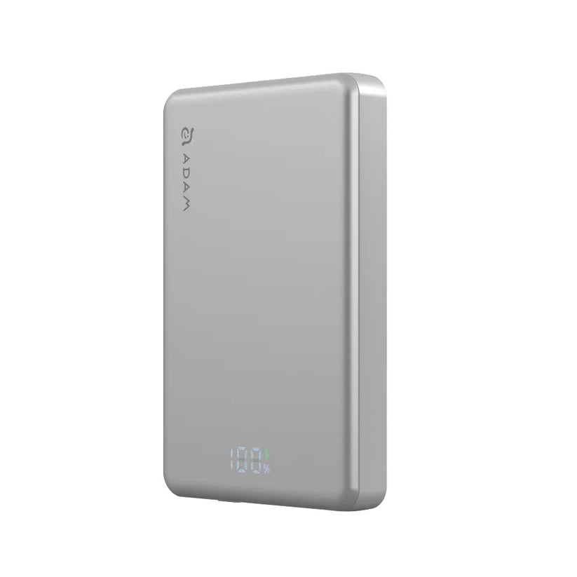 Adam Elements Vionta L10 - magnetyczny powerbank bezprzewodowy 10000 mAh srebrny