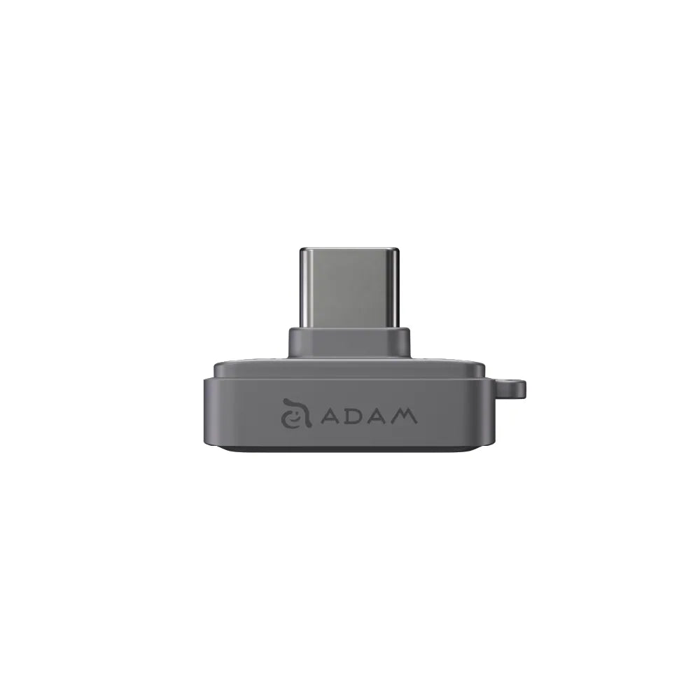Pendrive ADAM elements iKlips S Nano Touch - pendrive USB-C z czytnikiem linii papilarnych 256GB SSD szary
