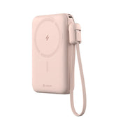 Adam Elements Vionta C2 Pro - magnetyczny powerbank bezprzewodowy do iPhone Apple Watch 10000 mAh różowy