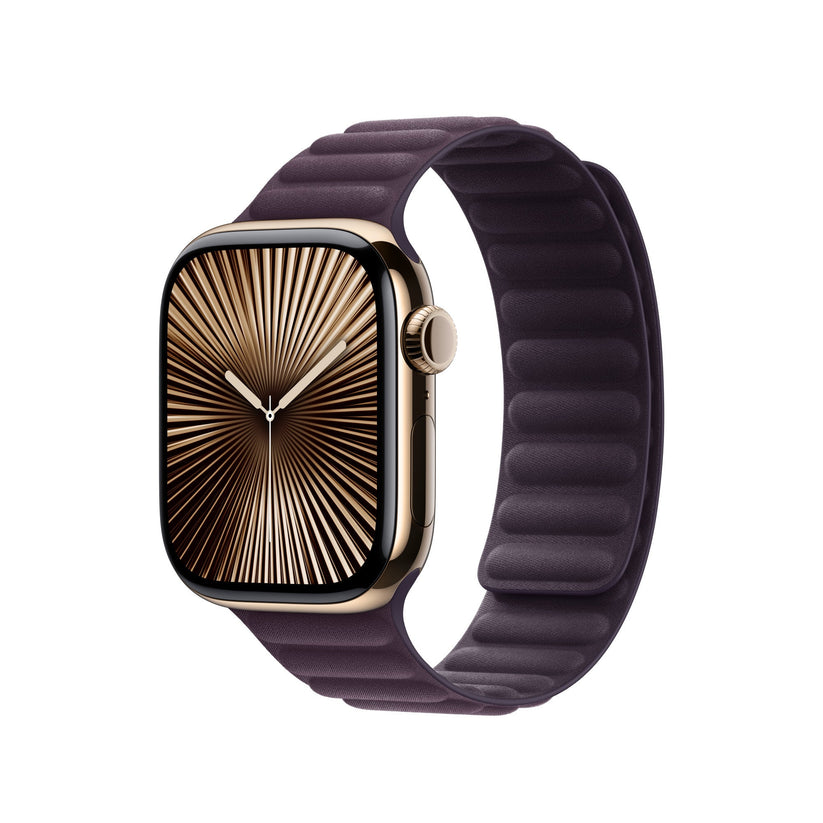 Apple Karbowany pasek magnetyczny w kolorze jeżyny do koperty 42 mm – rozmiar M L