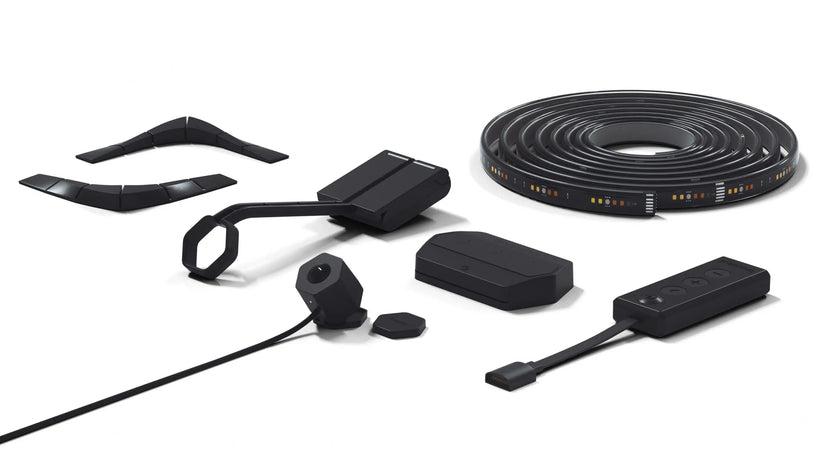 System inteligentnego podświetlenia ekranu TV do 85'' (kamera, 5,2m taśmy LED) - Nanoleaf 4D TV Screen Mirror Lightstrips Starter Kit