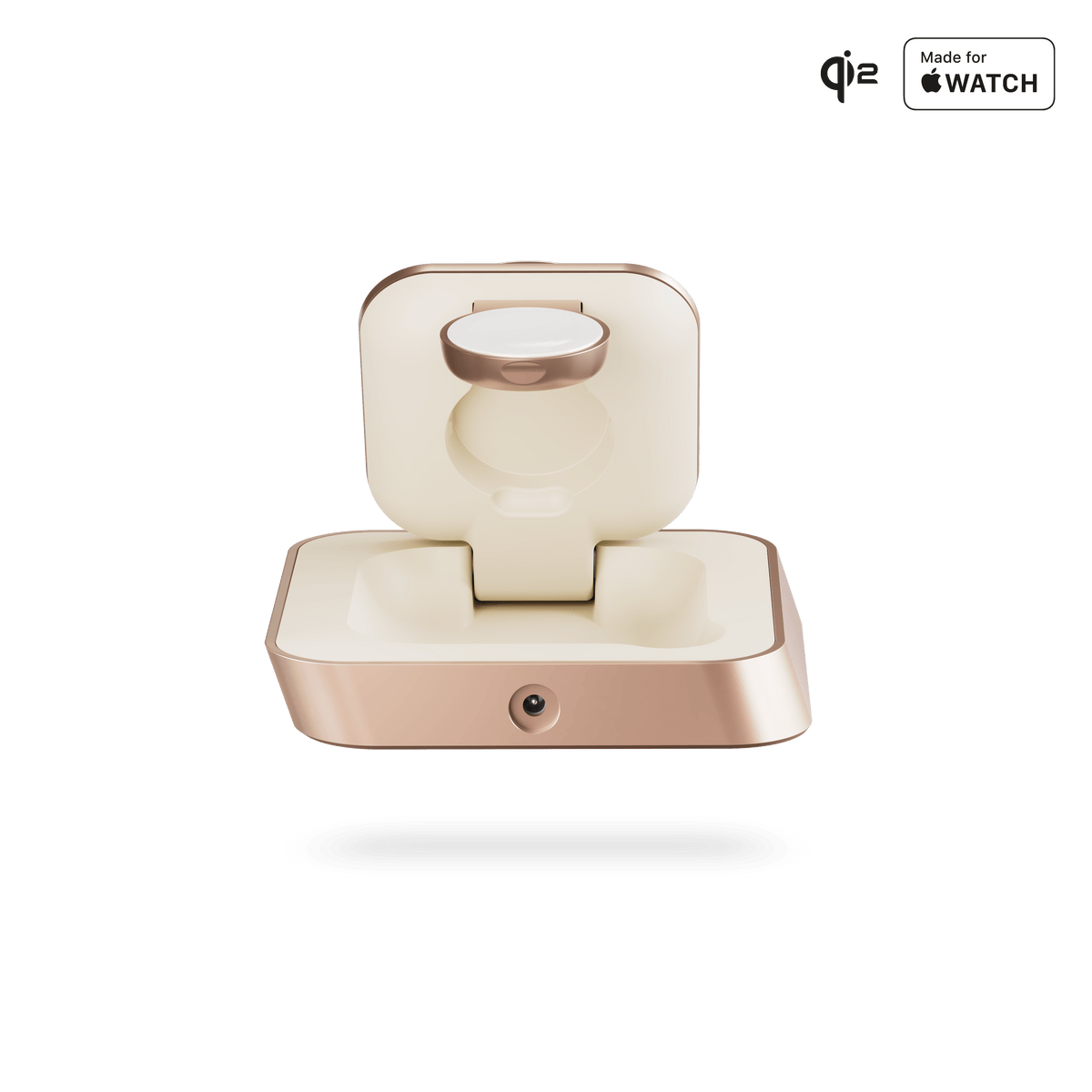 ZENS Nightstand Charger Pro 2 - ładowarka bezprzewodowa Qi2 15W do dwóch urządzeń kompatybilna z MagSafe miedziana
