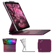 Typecase Edge - etui z klawiaturą do iPad 10,9" 10 gen. (2022) 11" 11 gen. (2025) malinowe