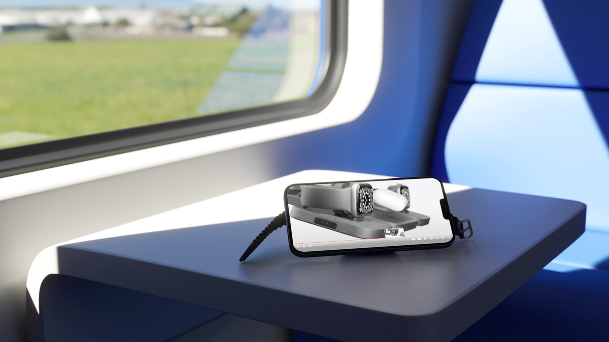 Zens Travel Charger Pro 2 - ładowarka bezprzewodowa do dwóch urządzeń Qi2 20W, kompatybilna z MagSafe, kabel i etui w zestawie czarna