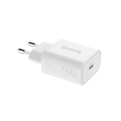Ładowarka sieciowa Crong USB-C power delivery 20W biała