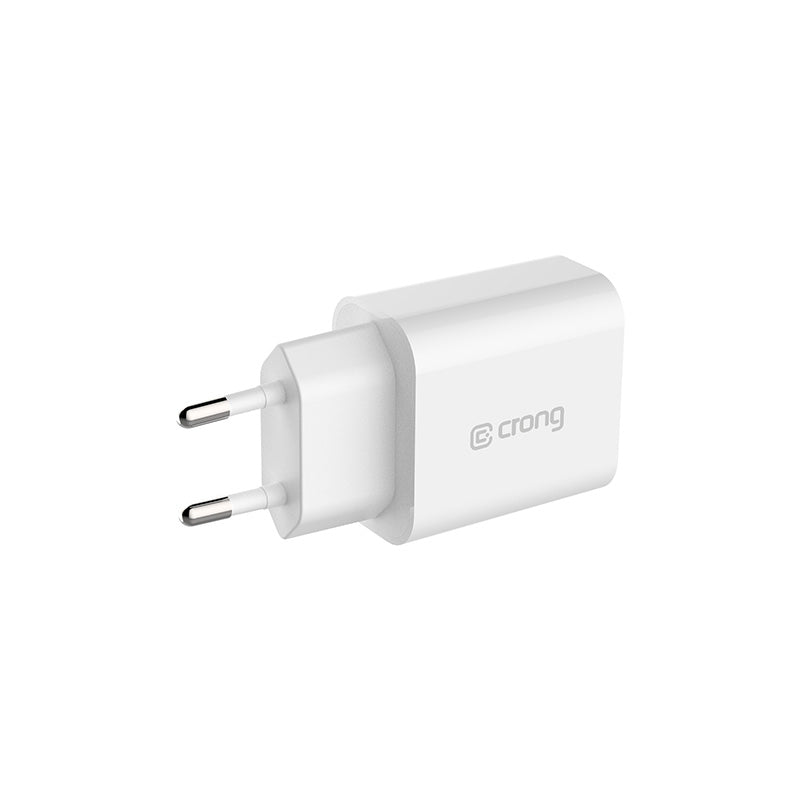 Ładowarka sieciowa Crong USB-C power delivery 20W biała
