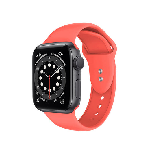 Crong Liquid - Pasek do Apple Watch 38 40 41mm koralowy