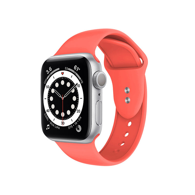 Crong Liquid - Pasek do Apple Watch 38 40 41mm koralowy