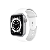 Crong Liquid - Pasek do Apple Watch 38 40 41mm biały