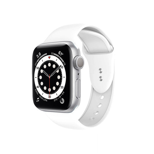 Crong Liquid - Pasek do Apple Watch 38 40 41mm biały