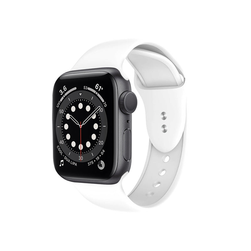 Crong Liquid - Pasek do Apple Watch 38 40 41mm biały