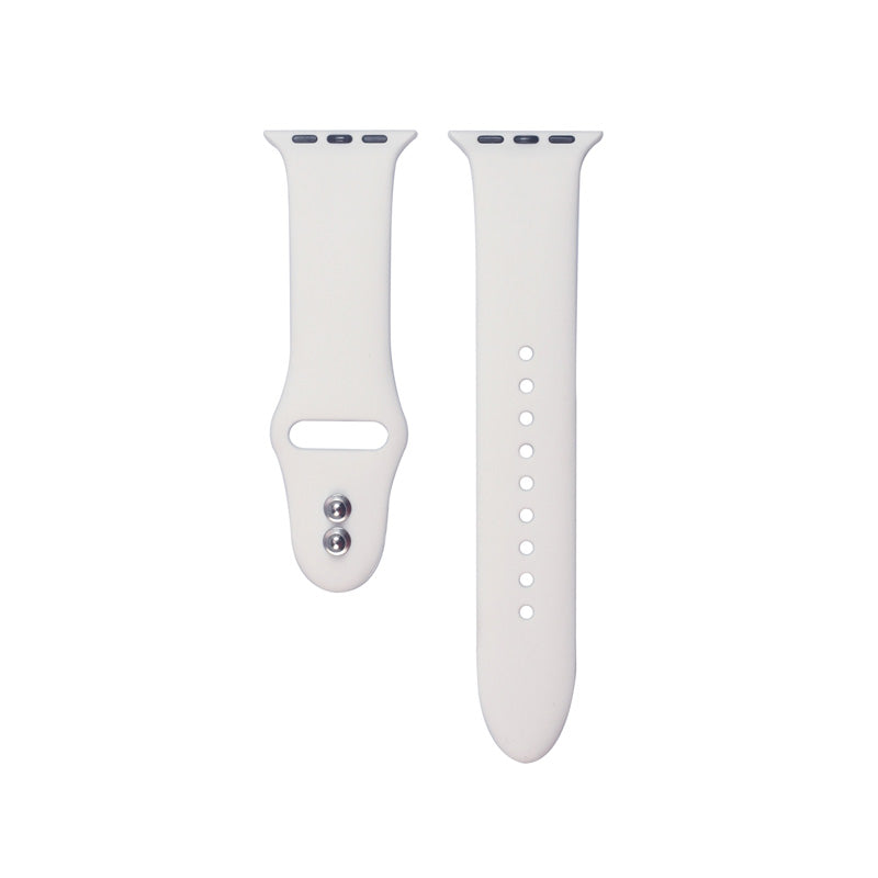 Crong Liquid - Pasek do Apple Watch 44 45 46 49 mm biały