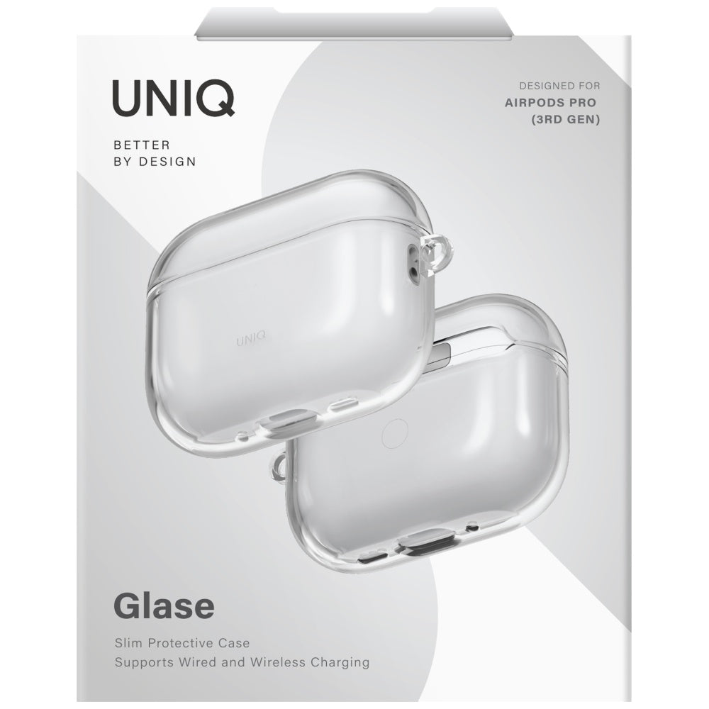 UNIQ Glase - etui do AirPods Pro 3 transparentne