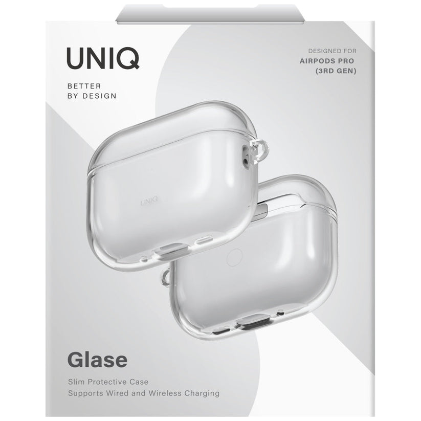 UNIQ Glase - etui do AirPods Pro 3 transparentne