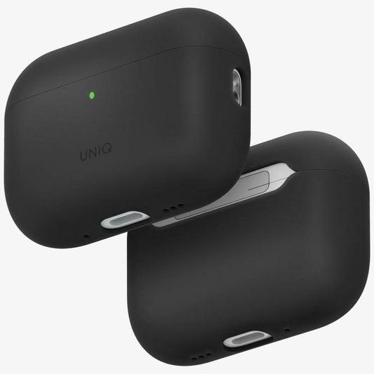 UNIQ Lino - etui silikonowe do AirPods Pro 3 czarne