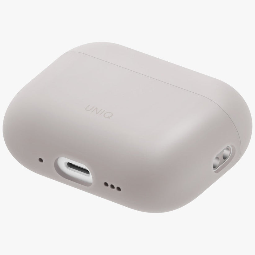 UNIQ Lino - etui silikonowe do AirPods Pro 3 beżowe