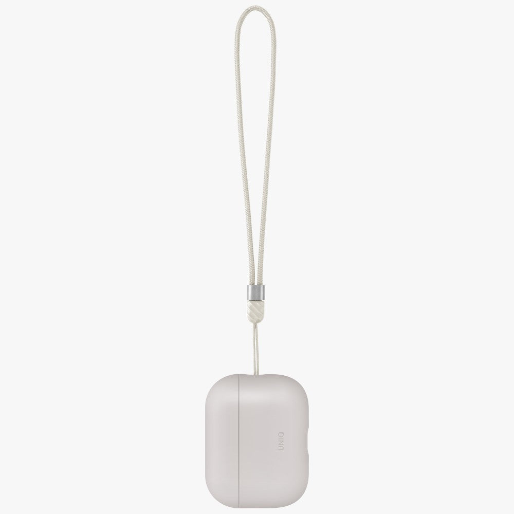 UNIQ Lino - etui silikonowe do AirPods Pro 3 beżowe