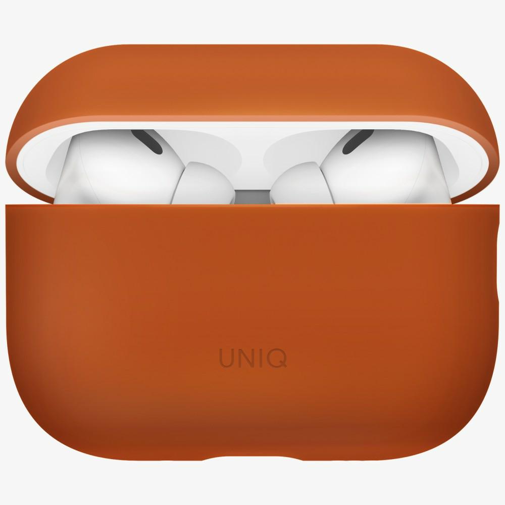 UNIQ Lino - etui silikonowe do AirPods Pro 3 pomarańczowe