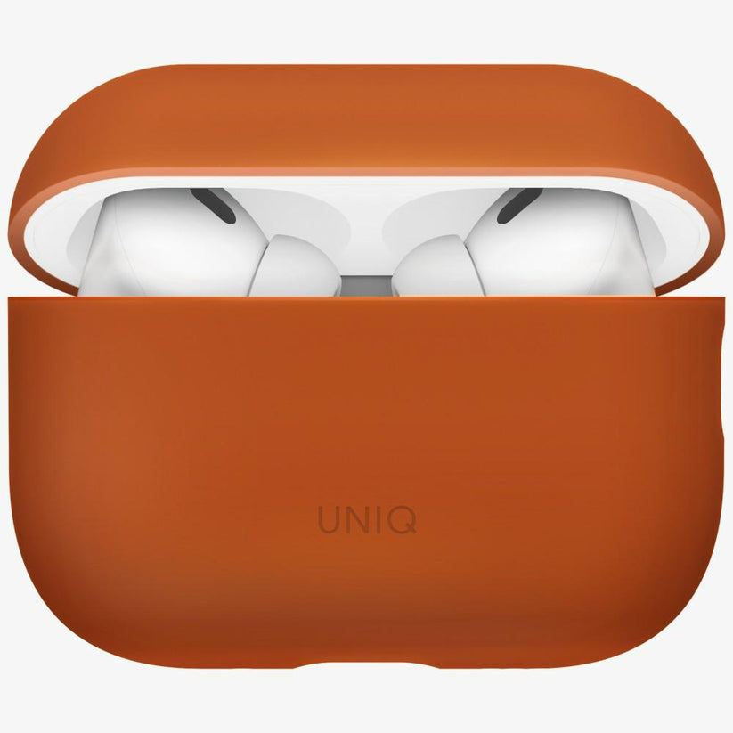 UNIQ Lino - etui silikonowe do AirPods Pro 3 pomarańczowe