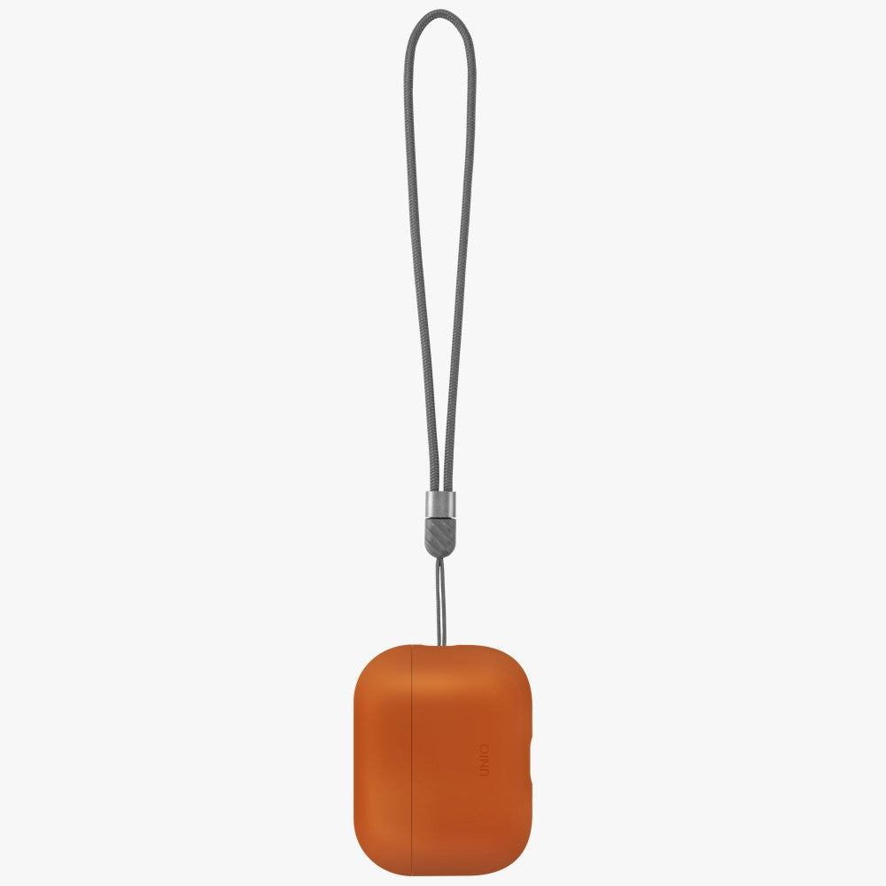 UNIQ Lino - etui silikonowe do AirPods Pro 3 pomarańczowe