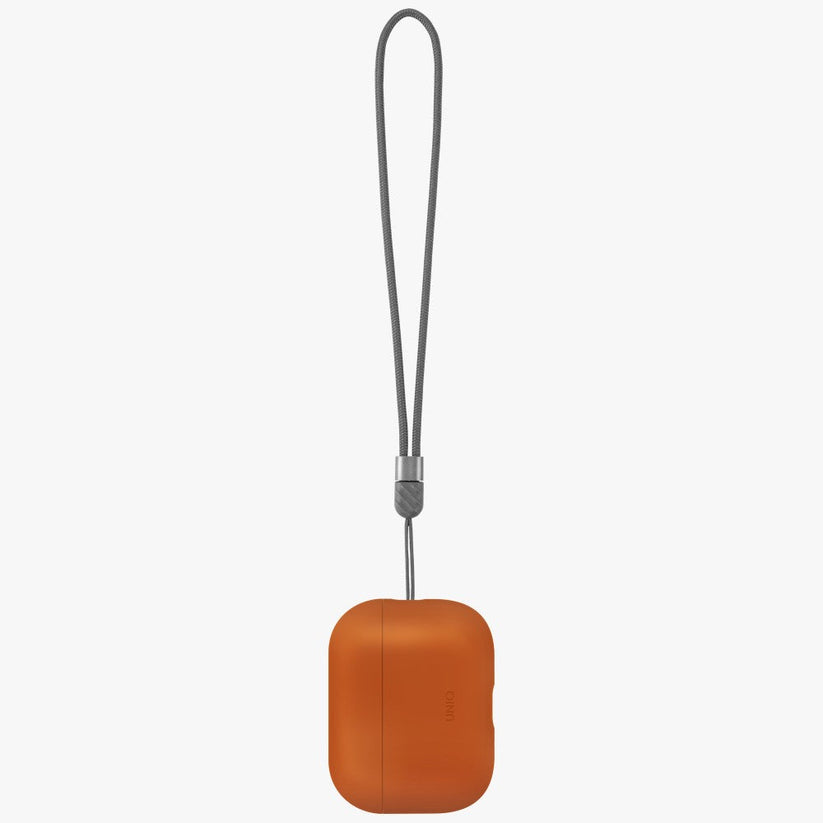 UNIQ Lino - etui silikonowe do AirPods Pro 3 pomarańczowe