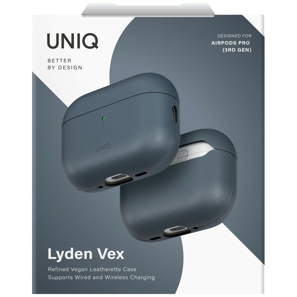 UNIQ Lyden Vex - etui z ekoskóry do AirPods Pro 3 niebieskie