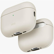 UNIQ Lyden Vex - etui z ekoskóry do AirPods Pro 3 kremowe