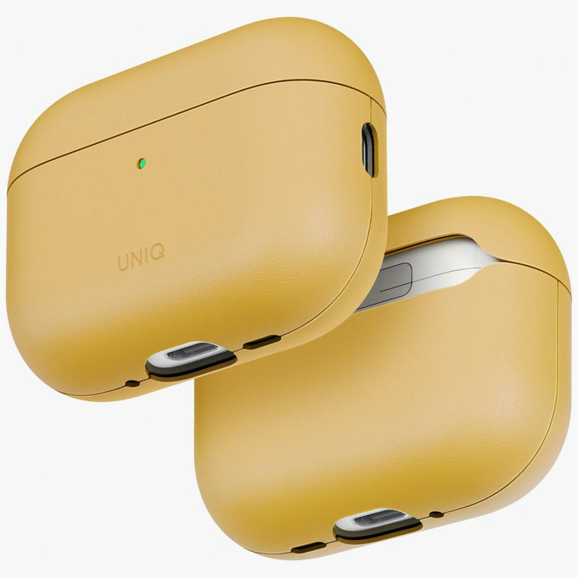 UNIQ Lyden Vex - etui z ekoskóry do AirPods Pro 3 żółte